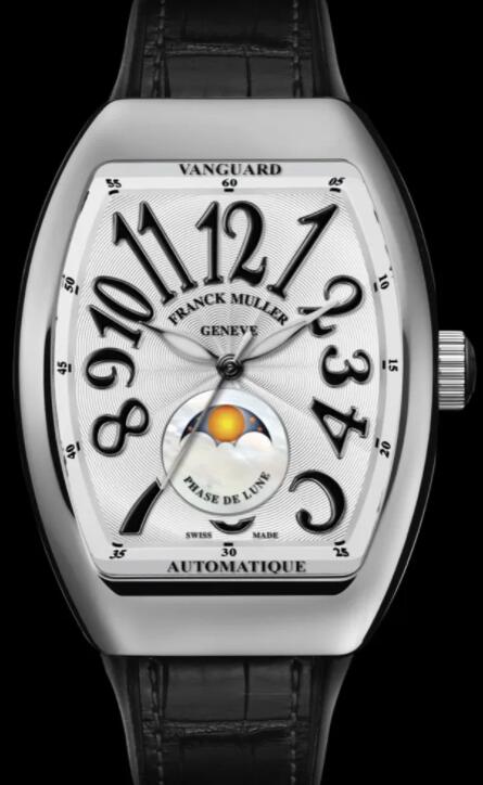 FRANCK MULLER VANGUARD LADY MOONPHASE V 32 SC AT FO L NR Replica Watch